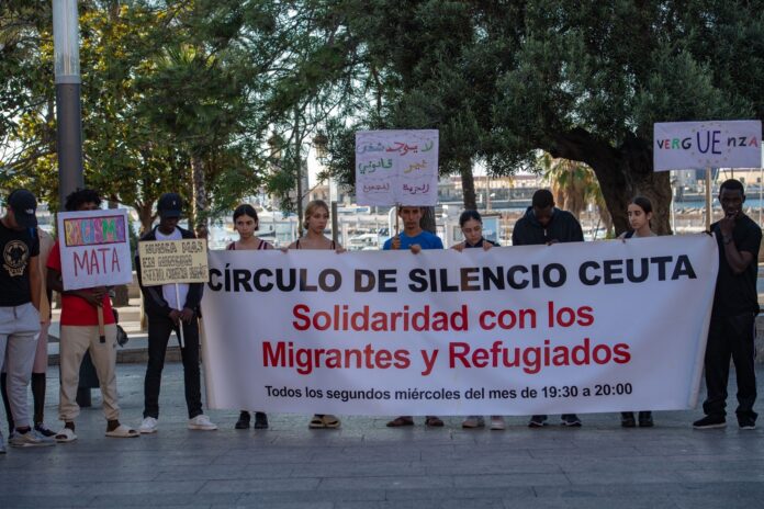 El Círculo de Silencio ha recordado a las víctimas de la masacre de Melilla el 24J de 2022/Antonio Sempere