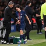 Preocupación en París: Vitinha, duda importante para las semifinales ante el Bayern