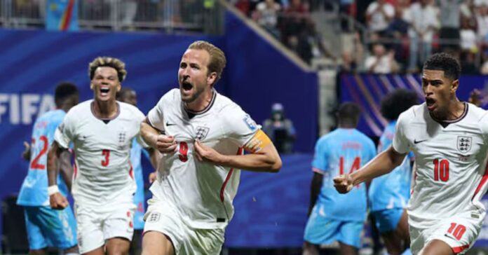 Dios salve a Kane: un doblete del ariete rescata a Inglaterra del bochorno ante una heroica RD Congo (2-1)