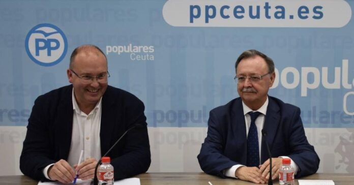 Miguel Tellado respalda en Ceuta la candidatura de Juan Vivas para las próximas elecciones autonómicas