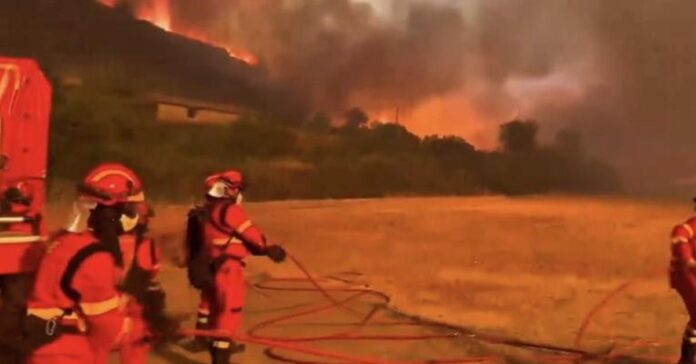 Alarma en las Cinco Villas: el incendio de Orés arrasa ya 12.000 hectáreas y obliga a proteger Malpica y Uncastillo
