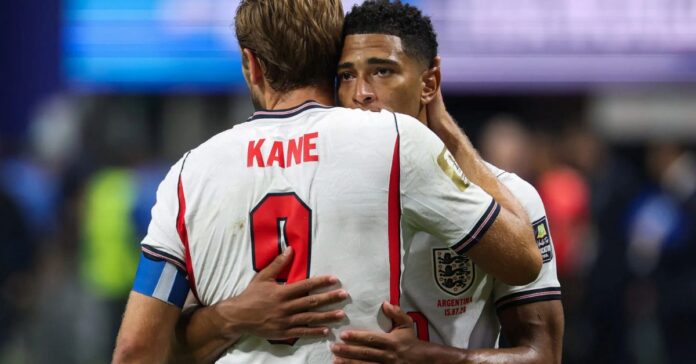 El dolor de los ‘Three Lions’: Harry Kane y Jude Bellingham piden perdón tras caer ante Argentina