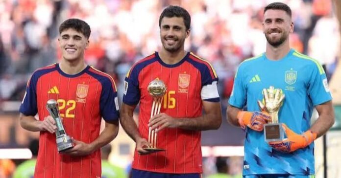 España domina los premios individuales del Mundial 2026 con Rodri, Unai Simón y Pau Cubarsí tras ganar la final a Argentina