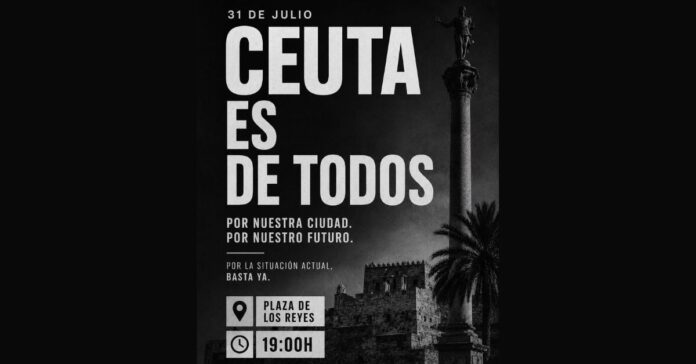 Convocan una manifestación en Ceuta bajo el lema “Ceuta es de todos”