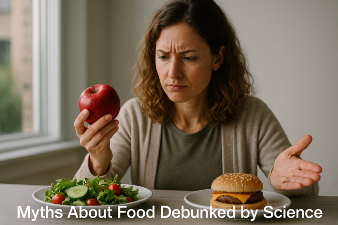 Mitos sobre la alimentación desmentidos por la ciencia: lo que conviene saber