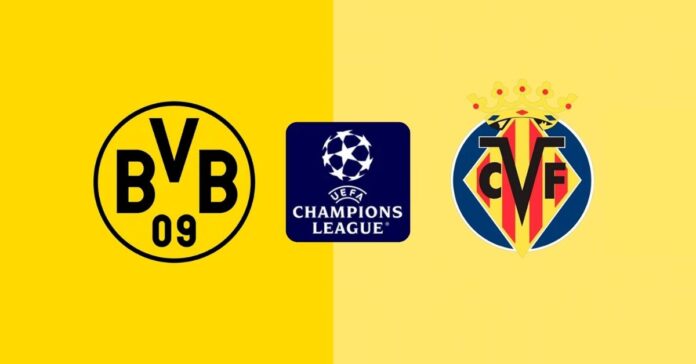 Borussia Dortmund – Villarreal: horario y dónde ver hoy por TV el partido de fútbol de la Champions League
