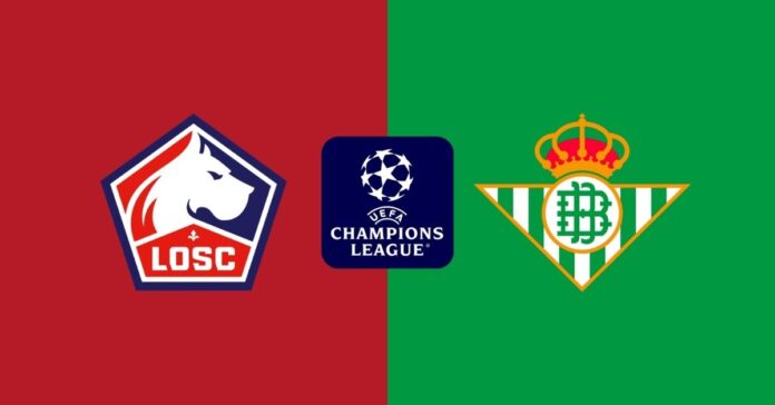 Lille – Betis: horario, canal de televisión y dónde ver la Champions League