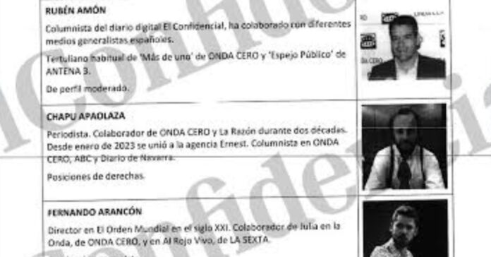 El Gobierno justifica la elaboración de un dosier con perfiles ideológicos de periodistas