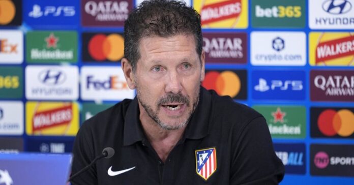 Simeone fija la meta del Atlético de Madrid en la Champions League: «Es muy importante la final en el Metropolitano»