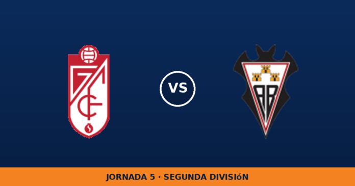 Granada CF – Albacete, en directo: jornada 5 de Segunda División
