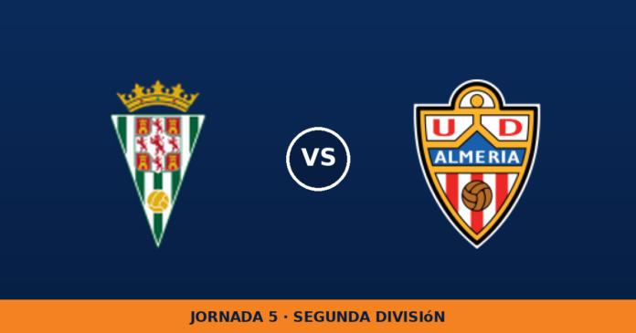 Cordoba – Almeria, en directo: jornada 5 de Segunda División