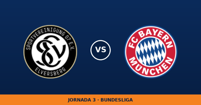 SV Elversberg – Bayern München, en directo: jornada 3 de Bundesliga