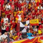 La afición respalda a Ceuta en el Ramón Sánchez-Pizjuán durante España vs Croacia La afición muestra su apoyo a Ceuta en el estadio Ramón Sánchez-Pizjuán durante el partido entre España y Croacia