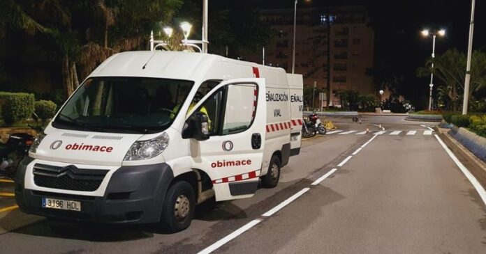 Obimace intensifica los trabajos de acondicionamiento urbano ante la inminente visita de los Reyes a Ceuta