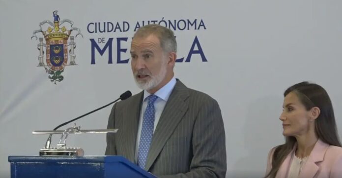 Felipe VI advierte desde Melilla de que cualquier amenaza a la frontera de un Estado miembro lo es al conjunto de la UE