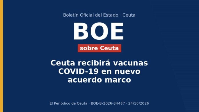 Ceuta recibirá vacunas COVID-19 en nuevo acuerdo marco